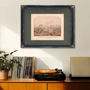 Execution of the Thirty Eight Sioux Indians at Mankato Minnesota December 26 — Framed Wall Art Room View | Bella Frye