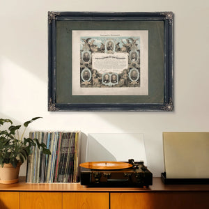 Emancipation Proclamation Proclamation by the Governor 1865 — Framed Wall Art Room View | Bella Frye