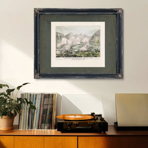 Battle of Sacramento Feb 28th 1847 Terrific Charge of the Mexican Lancers 18 — Framed Wall Art Room View | Bella Frye