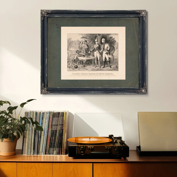General Francis Marion of South Carolina 1876 — Framed Wall Art Room View | Bella Frye