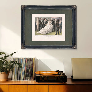 Death of John Quincy Adams at the Us Capitol Feby 23d 1848 1848 — Framed Wall Art Room View | Bella Frye