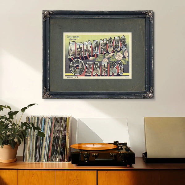 Arkansas Ozarks — Framed Wall Art Room View | Bella Frye