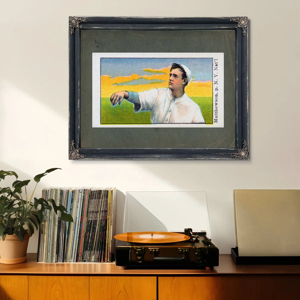 E92 Dockman and Sons Christy Mathewson — Framed Wall Art Room View | Bella Frye