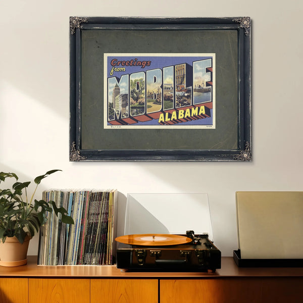 Alabama Mobile — Framed Wall Art Room View | Bella Frye
