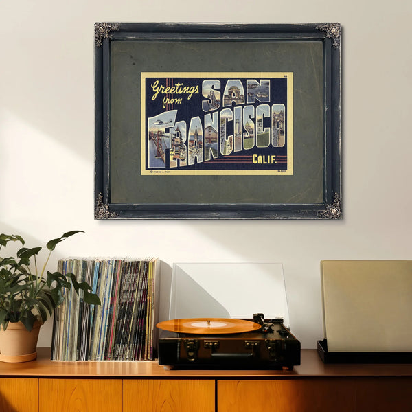 California San Francisco — Framed Wall Art Room View | Bella Frye