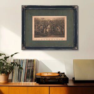 Full Rank Major Generals of the United States Army Civil War 1861 65 1887 — Framed Wall Art Room View | Bella Frye