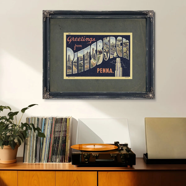 Pennsylvania Pittsburgh — Framed Wall Art Room View | Bella Frye