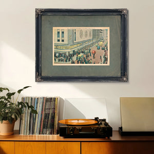 The Grand Marquee Radio Citys Luminous Throng — Framed Wall Art Room View | Bella Frye