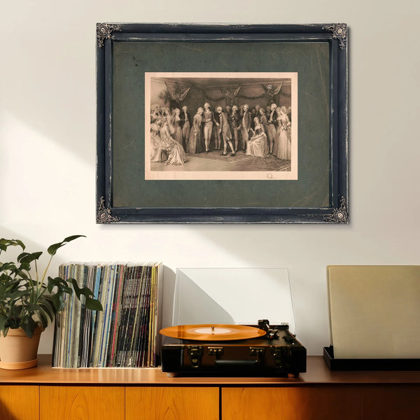 the Peace Ball at Fredericksburg Virginia 1896 — Framed Wall Art Room View | Bella Frye