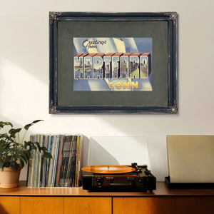 Connecticut Hartford — Framed Wall Art Room View | Bella Frye