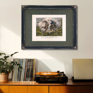 Death of Colonel John J Hardin of the 1st Regiment Illinois Volunteers 1847 — Framed Wall Art Room View | Bella Frye