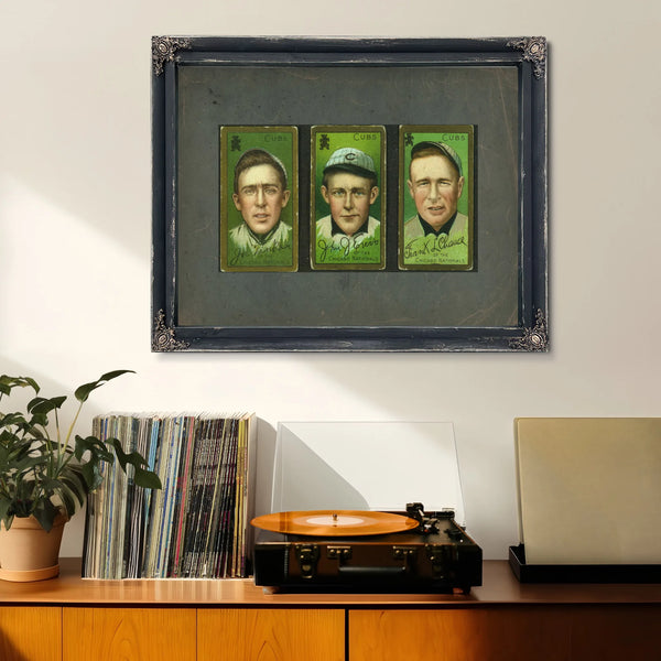 Joe Tinker Chicago Cubs Baseball Card Portrait 2 — Framed Wall Art Room View | Bella Frye