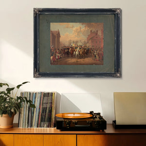 Evacuation Da and Washingtons Triumphal Entry in New York City Nov 25th 1783 1 — Framed Wall Art Room View | Bella Frye