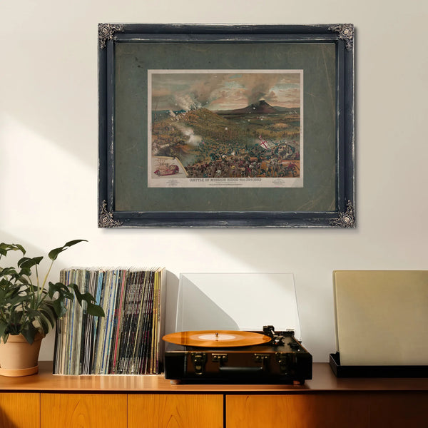Battle of Mission Ridge Nov 25th 1863 1886 — Framed Wall Art Room View | Bella Frye