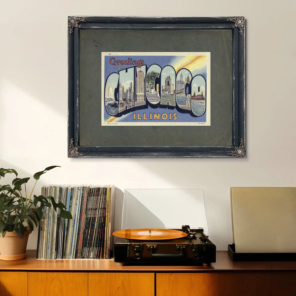 Illinois Chicago — Framed Wall Art Room View | Bella Frye