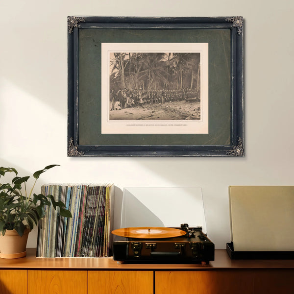 Commander Selfridge on His Return Reconnaissance Into the Interior of Darien — Framed Wall Art Room View | Bella Frye