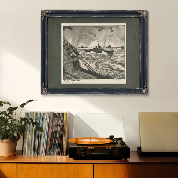 Convoy Us Coastguard Cutter 19th Century — Framed Wall Art Room View | Bella Frye