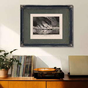 Great Fire at St Louis Mo Thursday Night May 17th 1849 — Framed Wall Art Room View | Bella Frye