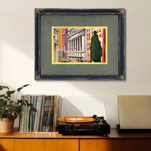 The Temple of Fortune Wall Streets Gilded Altar — Framed Wall Art Room View | Bella Frye
