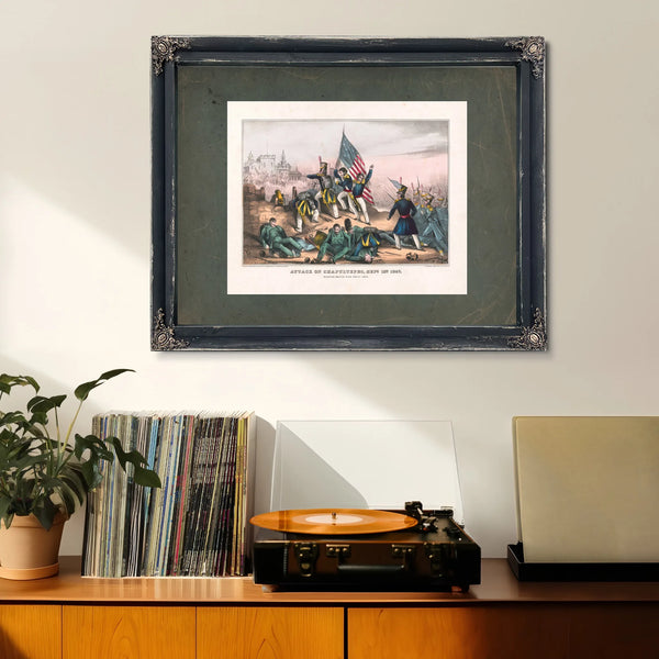 Attack on Chapultepec Sept 13th 1847mexicans Routed With Great Loss 1847 — Framed Wall Art Room View | Bella Frye