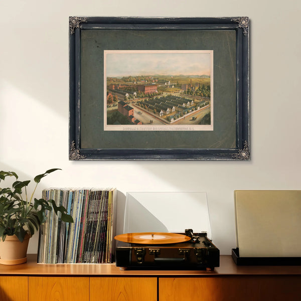 Douglas Stanton Hospitals Washingtondc 1864 — Framed Wall Art Room View | Bella Frye