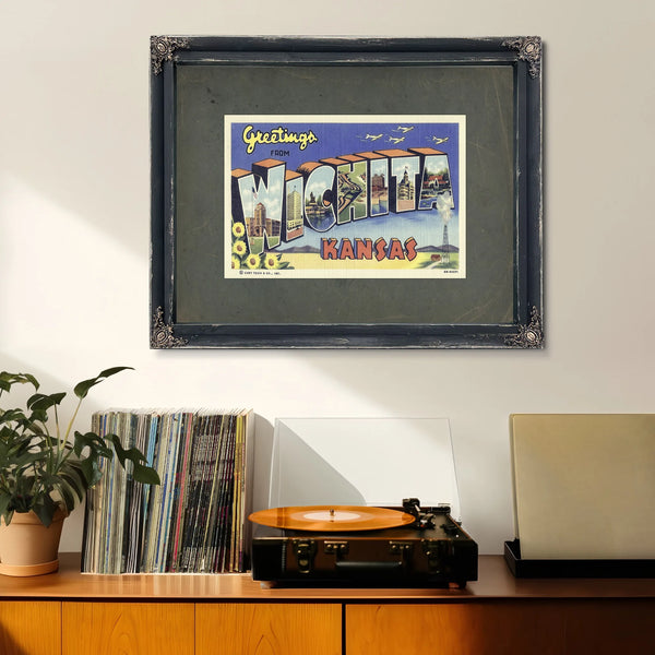 Kansas Wichita — Framed Wall Art Room View | Bella Frye