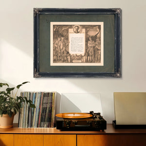 5 Men 1916 — Framed Wall Art Room View | Bella Frye