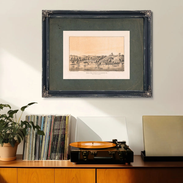 Belle Isle Opposite Richmond Va 1866 — Framed Wall Art Room View | Bella Frye