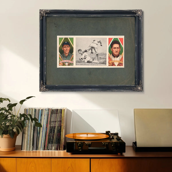 Geo T Stovalljames Austin St Louis Browns Baseball Card Portrait — Framed Wall Art Room View | Bella Frye