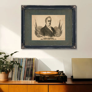 James Buchanan Democratic Candidate for President of the United States 1856 — Framed Wall Art Room View | Bella Frye