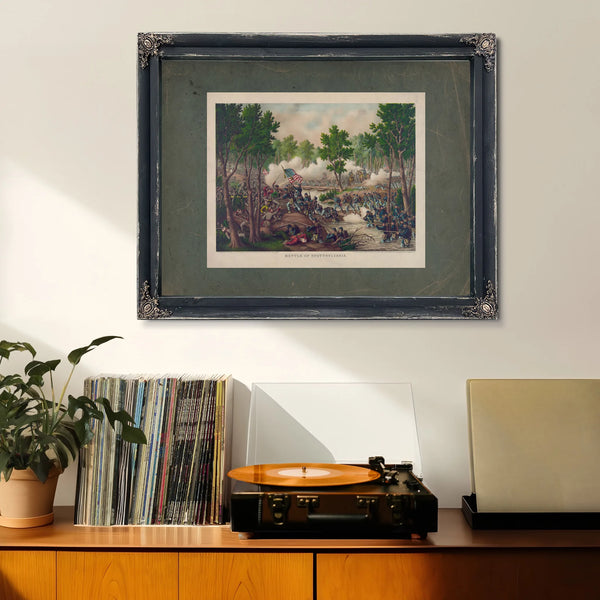 Battle of Spottsylvaniaengagements at Laurel Hill Ny River Va May 8 to 18 1 — Framed Wall Art Room View | Bella Frye