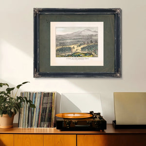 Flight of the Mexican Army at the Battle of Buena Vista Feb 23 1847 1847 — Framed Wall Art Room View | Bella Frye