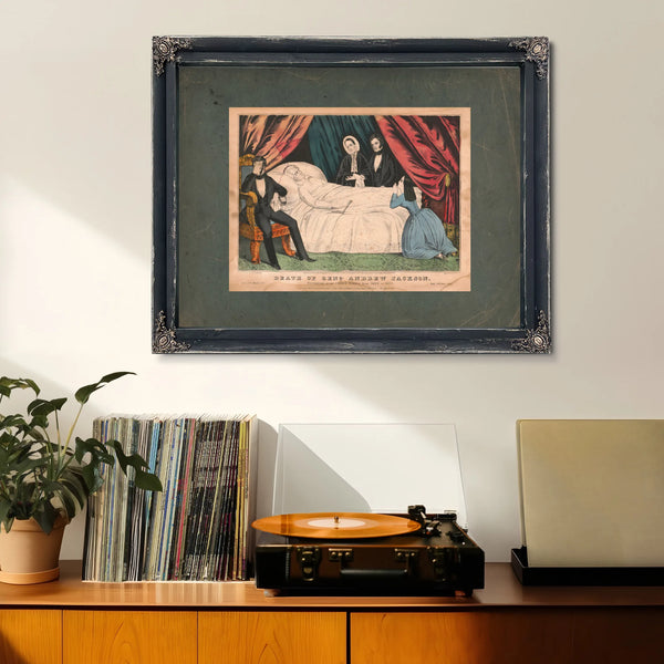 Death of General Andrew Jackson President of the United States From 1829 to — Framed Wall Art Room View | Bella Frye