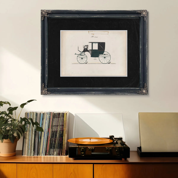 Design for Landaulet No 365 — Framed Wall Art Room View | Bella Frye