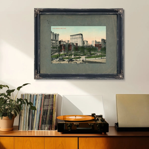 Union Square in Fading Light a Manhattan Memory Suspended in Time — Framed Wall Art Room View | Bella Frye