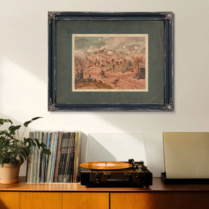 Battle of Allatoona Pass 1887 — Framed Wall Art Room View | Bella Frye