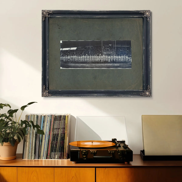 Babe Ruth and the New York Yankees E O Goldbeck San Antonio Texas March 31 — Framed Wall Art Room View | Bella Frye