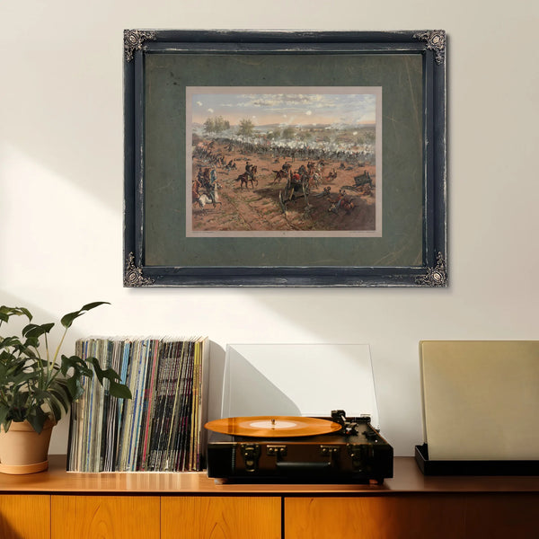 Battle of Gettysburg 1887 — Framed Wall Art Room View | Bella Frye