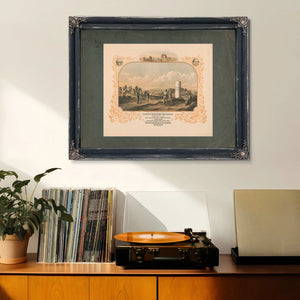 Battle Field of Manassas Fought July 21th 1861 1872 — Framed Wall Art Room View | Bella Frye