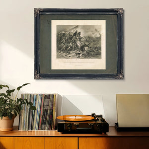 Death of Pakenham at the Battle of New Orleans 186 — Framed Wall Art Room View | Bella Frye