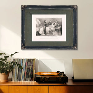 Death of Stonewall Jackson 1872 — Framed Wall Art Room View | Bella Frye