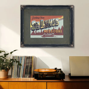 Missouri St Louis — Framed Wall Art Room View | Bella Frye