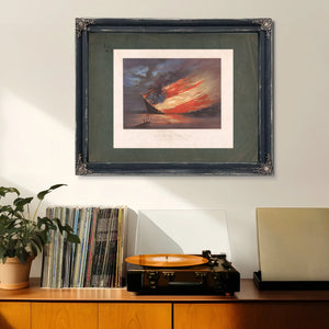 Fate of the Rebel Flag 1861 — Framed Wall Art Room View | Bella Frye