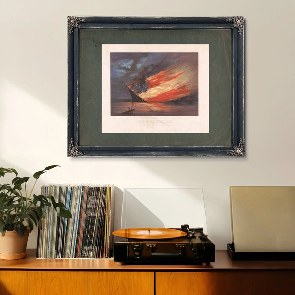Fate of the Rebel Flag 1861 — Framed Wall Art Room View | Bella Frye