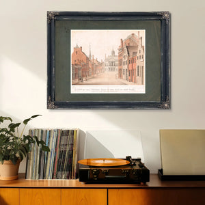 a View of the Federal Hall of the City of New York as Appeared in the Year 17 — Framed Wall Art Room View | Bella Frye