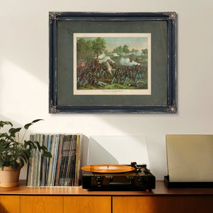 Battle of Wilsons Creekaug 1 1861union Gen Lyon Conf Gen Mcculloch 1893 — Framed Wall Art Room View | Bella Frye