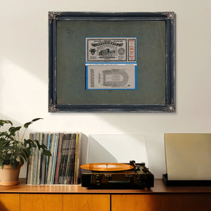 Ticket to the 1926 Army Navy Game 2 — Framed Wall Art Room View | Bella Frye