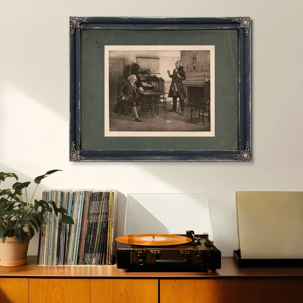 Franklin and Gen Braddock 196 — Framed Wall Art Room View | Bella Frye