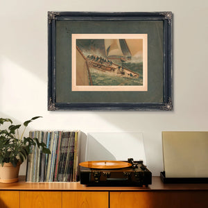 Dash Around the Lightship 1887 — Framed Wall Art Room View | Bella Frye