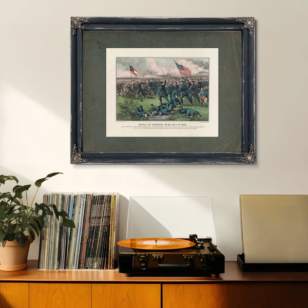 Battle of Corinth Miss Oct 4th 1862 1862 — Framed Wall Art Room View | Bella Frye